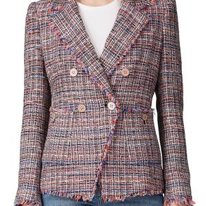 Veronica Beard Colorful Tweed Blazer